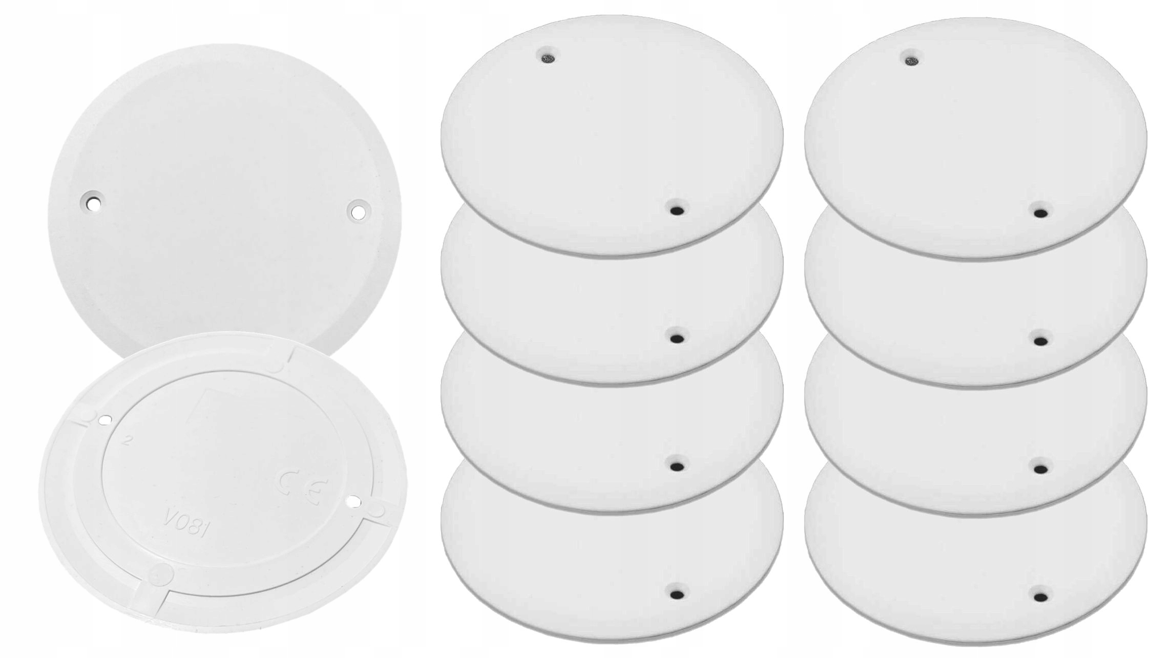 

Zaślepka Pokrywa Dekiel Do Puszki PK60 Biała 10SZT