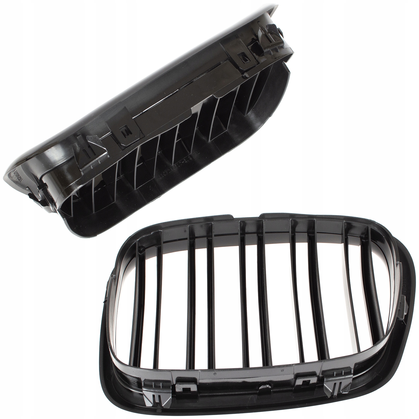 NERKI GRILL KRATKA do BMW E39 CZARNE POŁYSK ATRAPA Kolor czarny