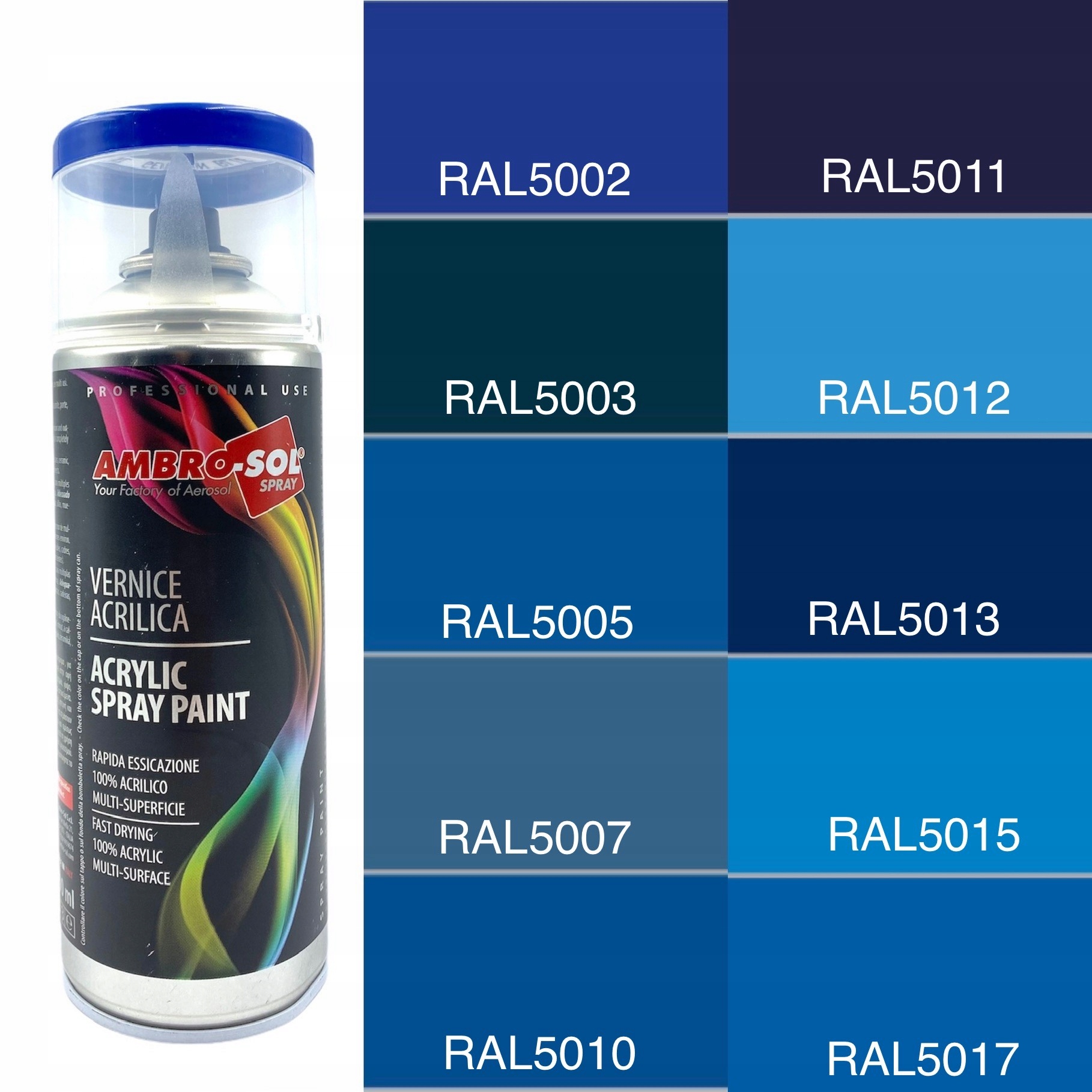 

Uniwersalny lakier akrylowy Niebieski 400 Ambrosol