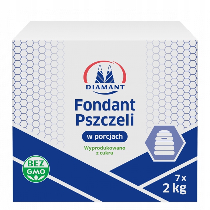 

Fondant ciasto Pokarm Dla Pszczół diamant 7x2kg