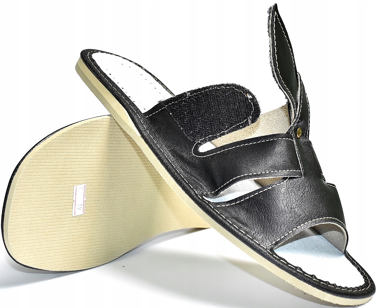 

Kapcie Pantofle Klapki Męskie Skórzane 45