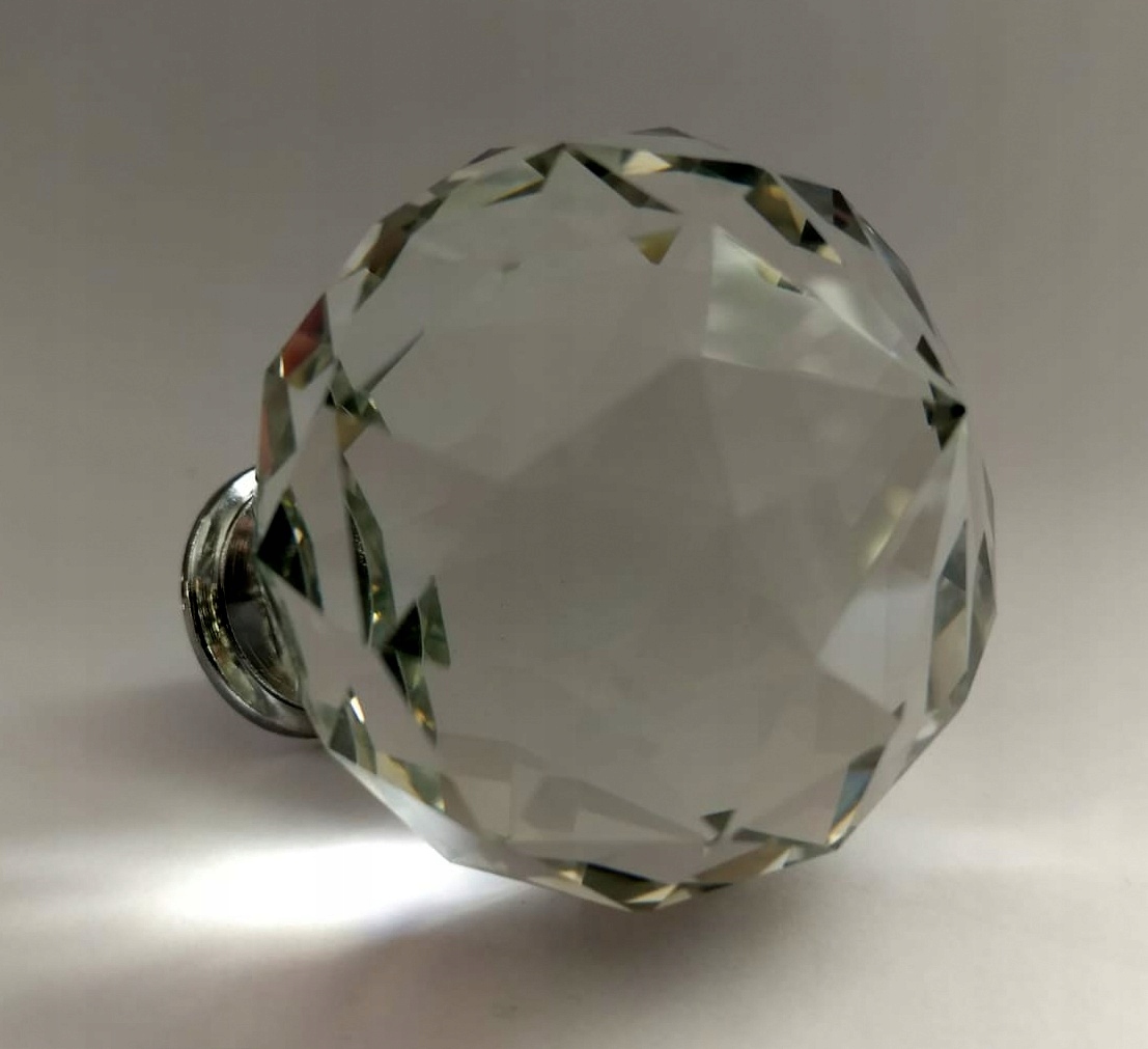 KRYSZTAŁOWA GAŁKA DO MEBLI, UCHWYT -CHROM kula 5cm Rodzaj gałka