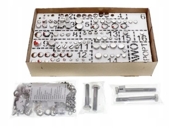 Śruby nierdzewne polerowane AWO Simson Sport