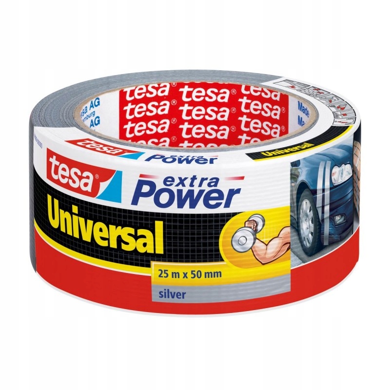 

Taśma naprawcza tesa extraPower srebrna 25m x 50mm