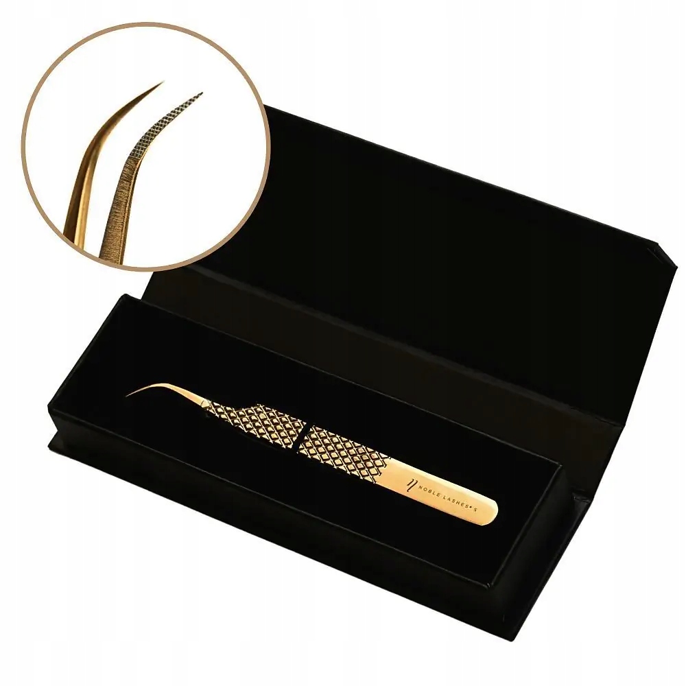 Pinzeta na řasy Noble Gold Pro 4
