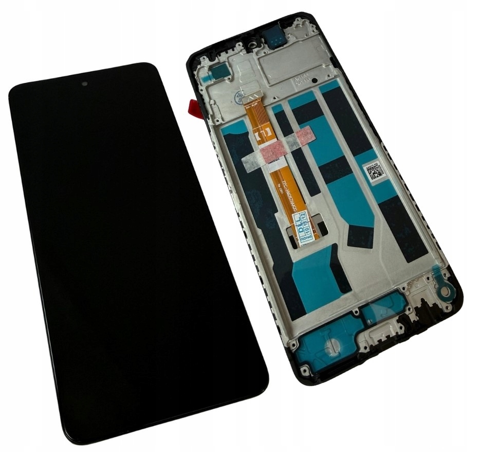 Hq LCD displej s rámečkem pro Oppo A60 4G, černý