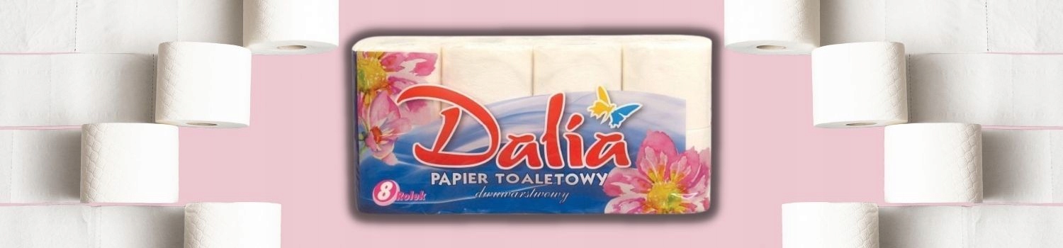 Papier toaletowy DALIA biały AŻ 14 op. x 8 rolek Kod producenta 798382