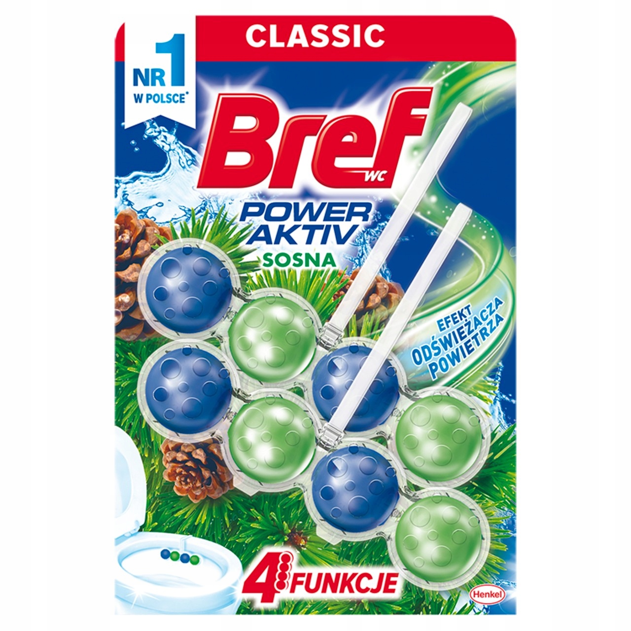 

Bref Power Aktiv Sosna zawieszka do Wc 2x50g Pine