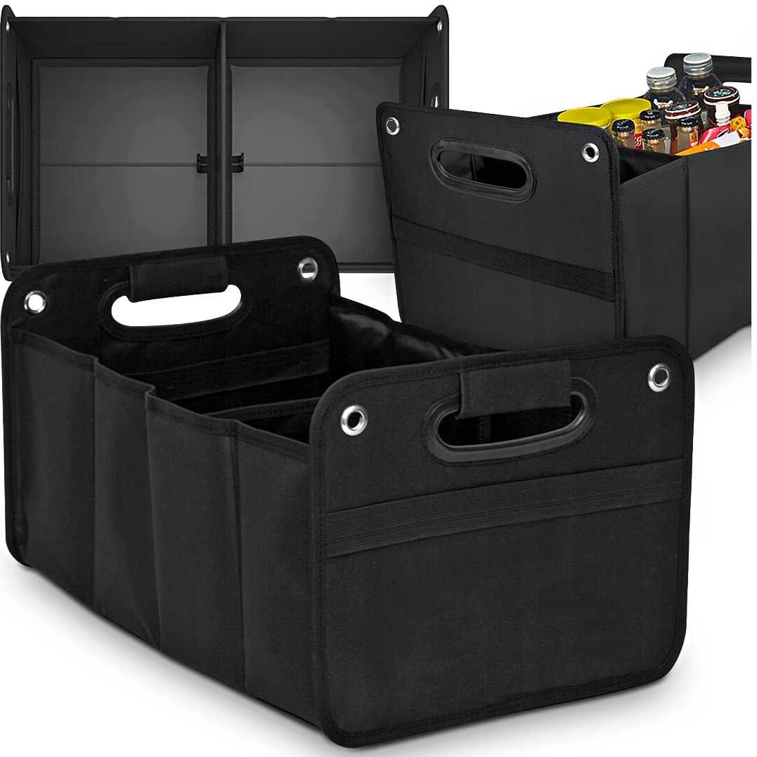 Duży Organizer Samochodowy Do Bagażnika Torba Kufer Usztywniony Skrzynka