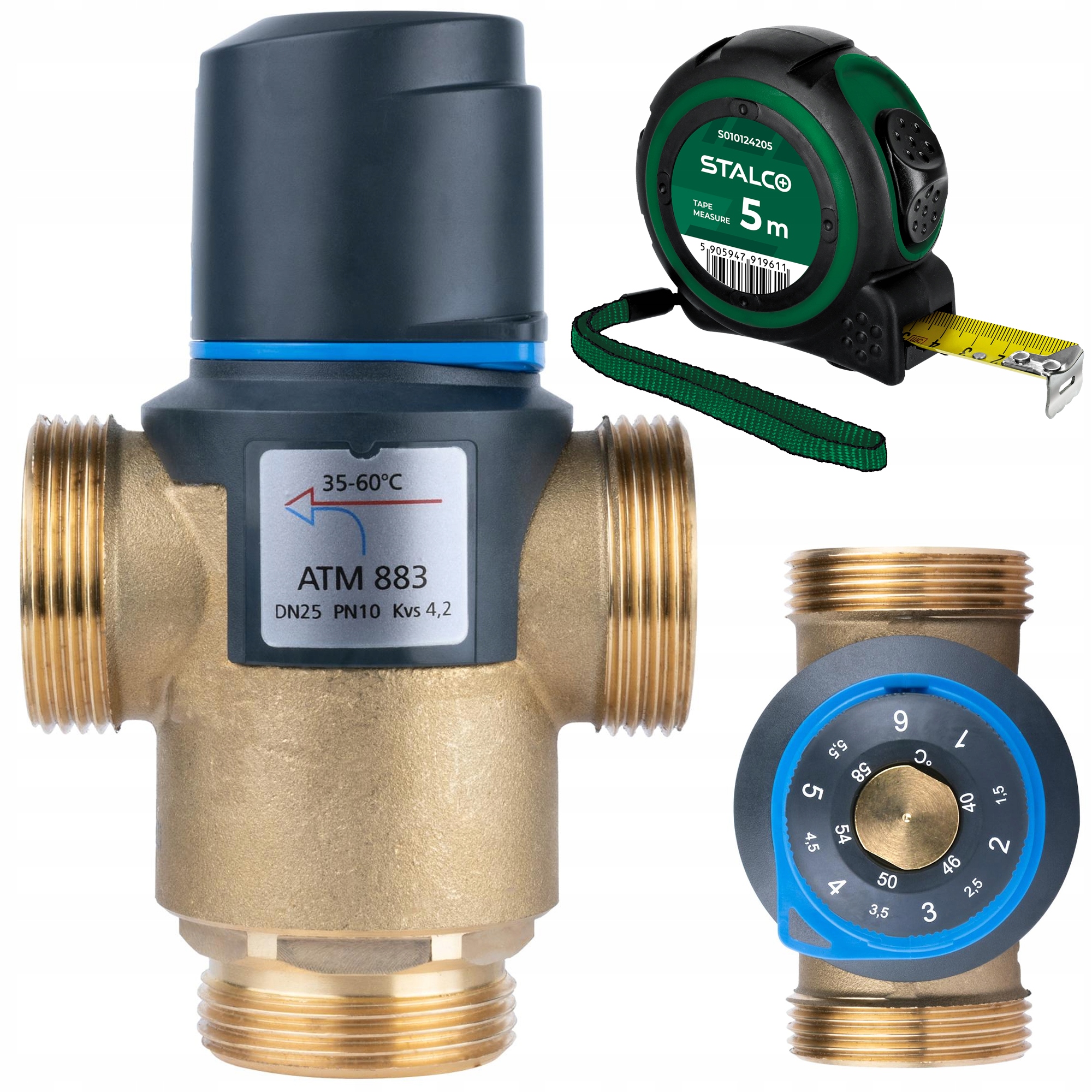 Termostatický Miešací Ventil Atm 883 5/4'' 35-60°C Kvs 4,2 m3/h Afriso