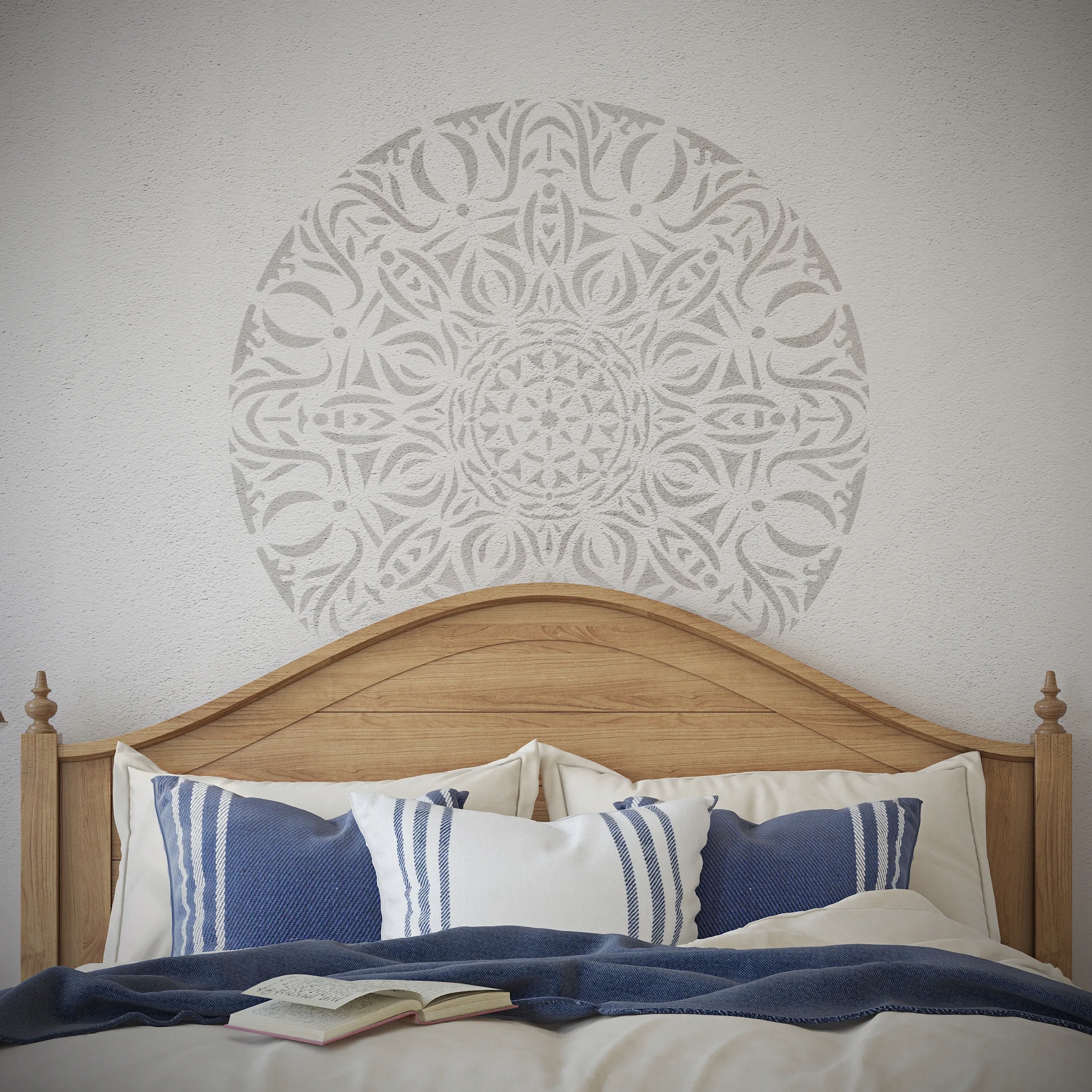 Mandala Rango - szablon malarski / do tynków 80 x 80 cm Stan opakowania oryginalne