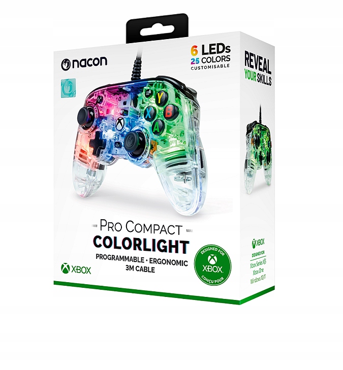Nacon Pro Compact controller - Colorlight (XSX/XONE/PC)