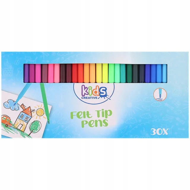 

Mazaki Kids Creative 30 szt. Pisaki Flamastry