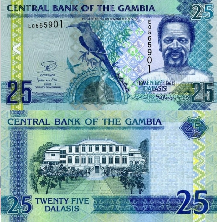 # GAMBIA - 25 DALASIS - ND (2006-13) - P-27c - UNC