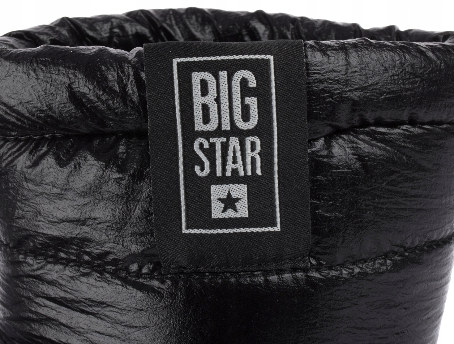 BIG STAR BUTY BOTKI ŚNIEGOWCE OCIEPLANE FUTERKIEM DAMSKIE CZARNE r. 38 Długość wkładki 24 cm