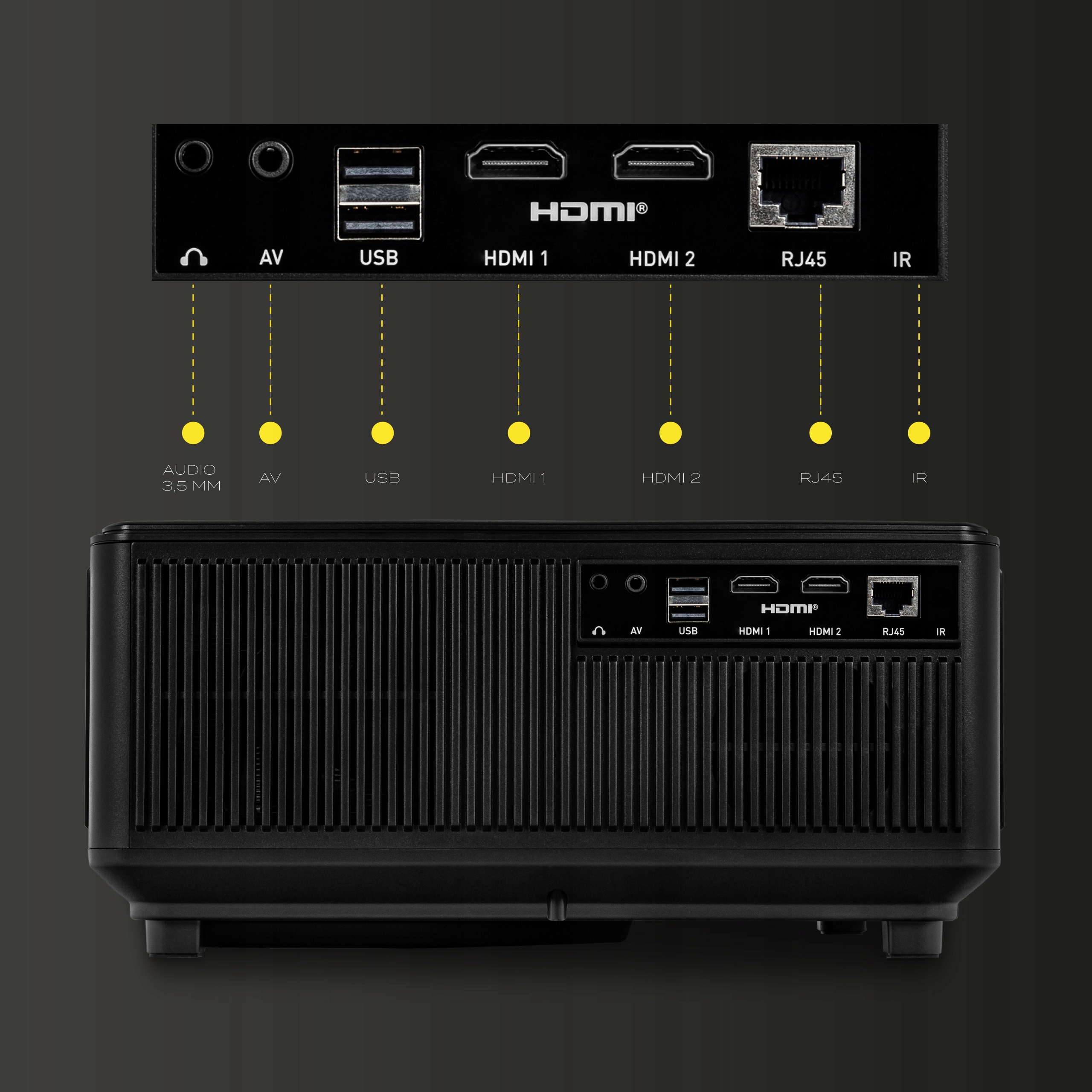 PROJEKTOR FUll HD 6.1 Rzutnik Keystone Auto Focus Android + HDMI + UCHWYT Jasność lampy (ANSI) 7000 lm