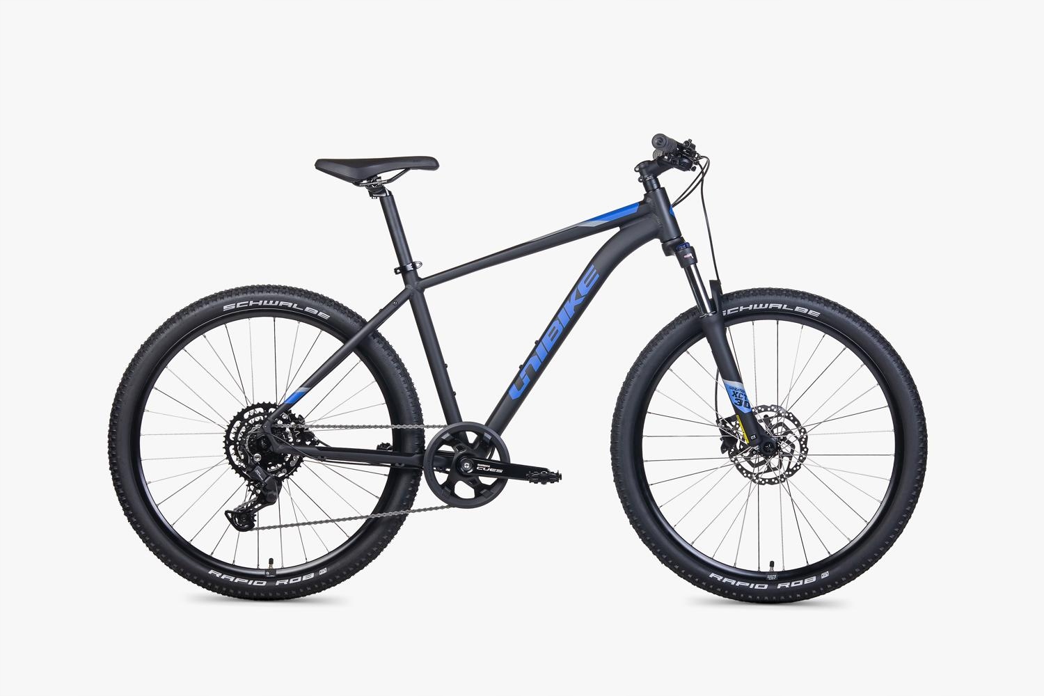 Rower Górski Mtb Unibike Shadow 27.5 16/27.5 czarno-niebieski