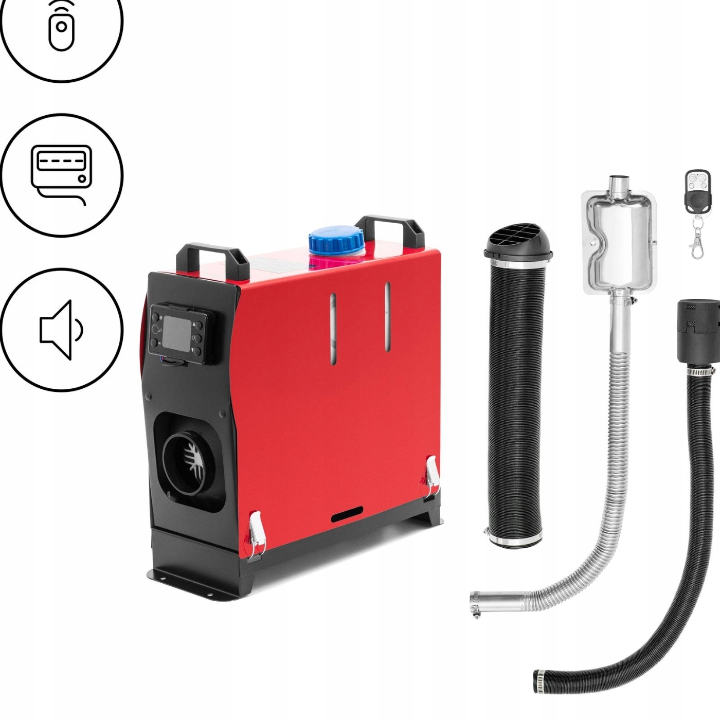 Nezávislé Topení Dieselové – 12 V – 8 Kw – Nádrž 5,5 L