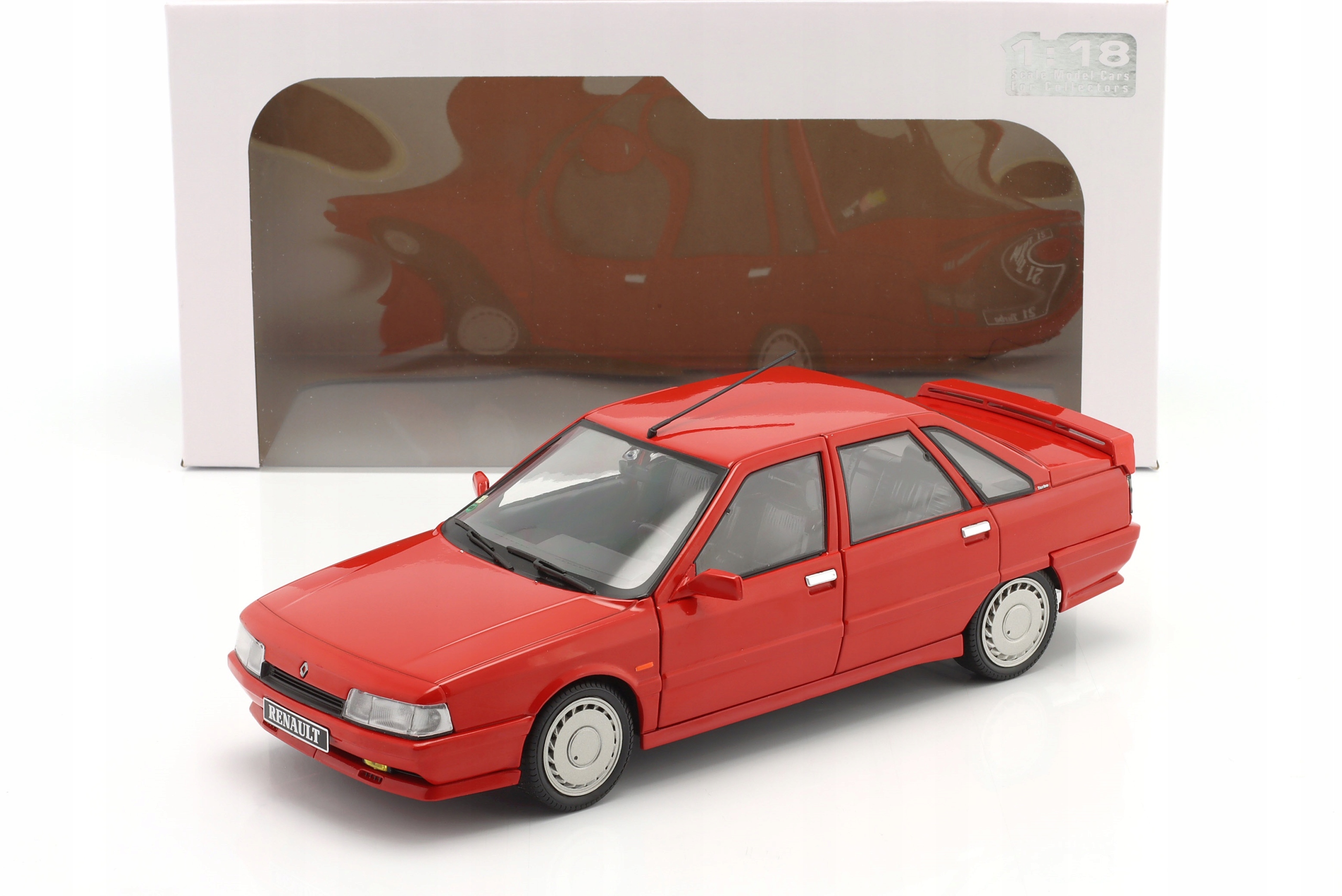 Solido Renault 21 Turbo Mk I 1988 Red 1:18