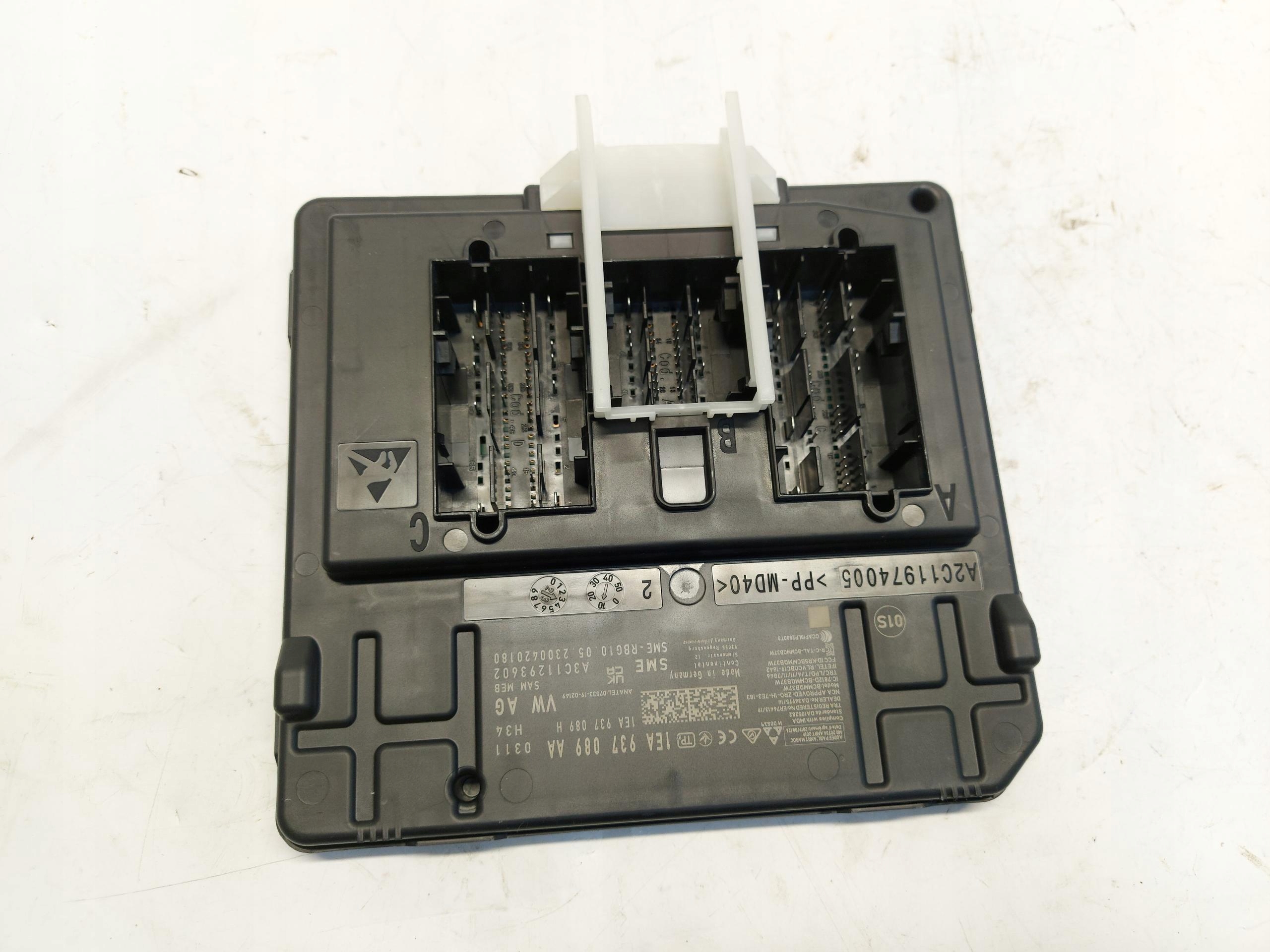 SKODA ENYAQ 5LA module control unit komfortu 1EA937089AA