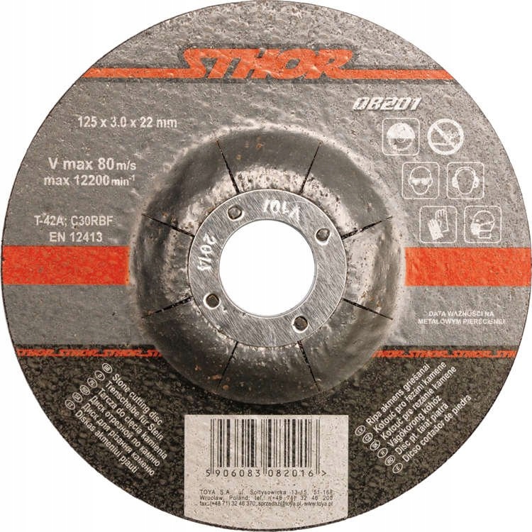 

Sthor Tarcza do cięcia kamienia 115 x 3,0 x 22 mm