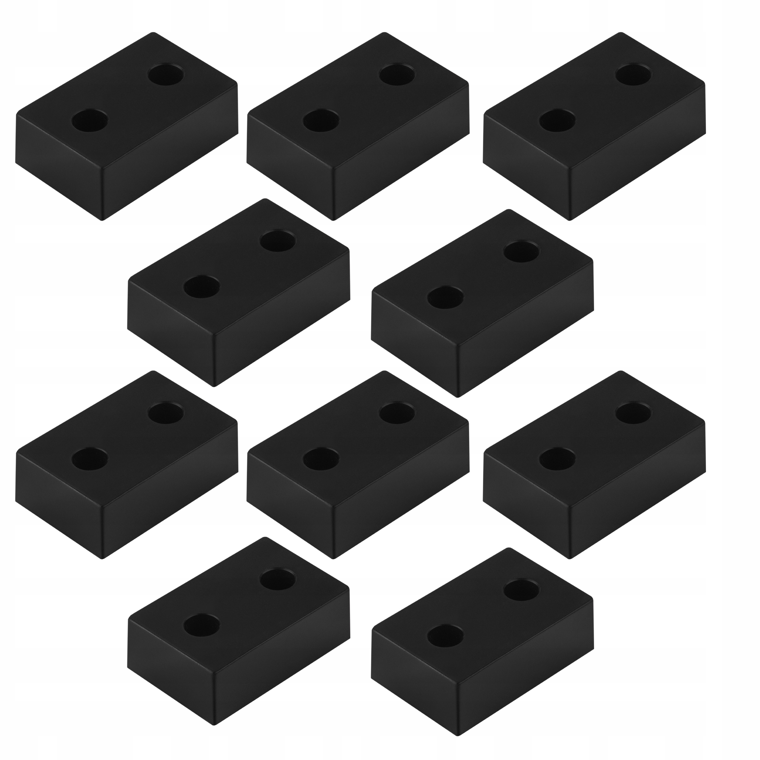 

10szt Stopka meblowa 20x40x60 nóżka czarna