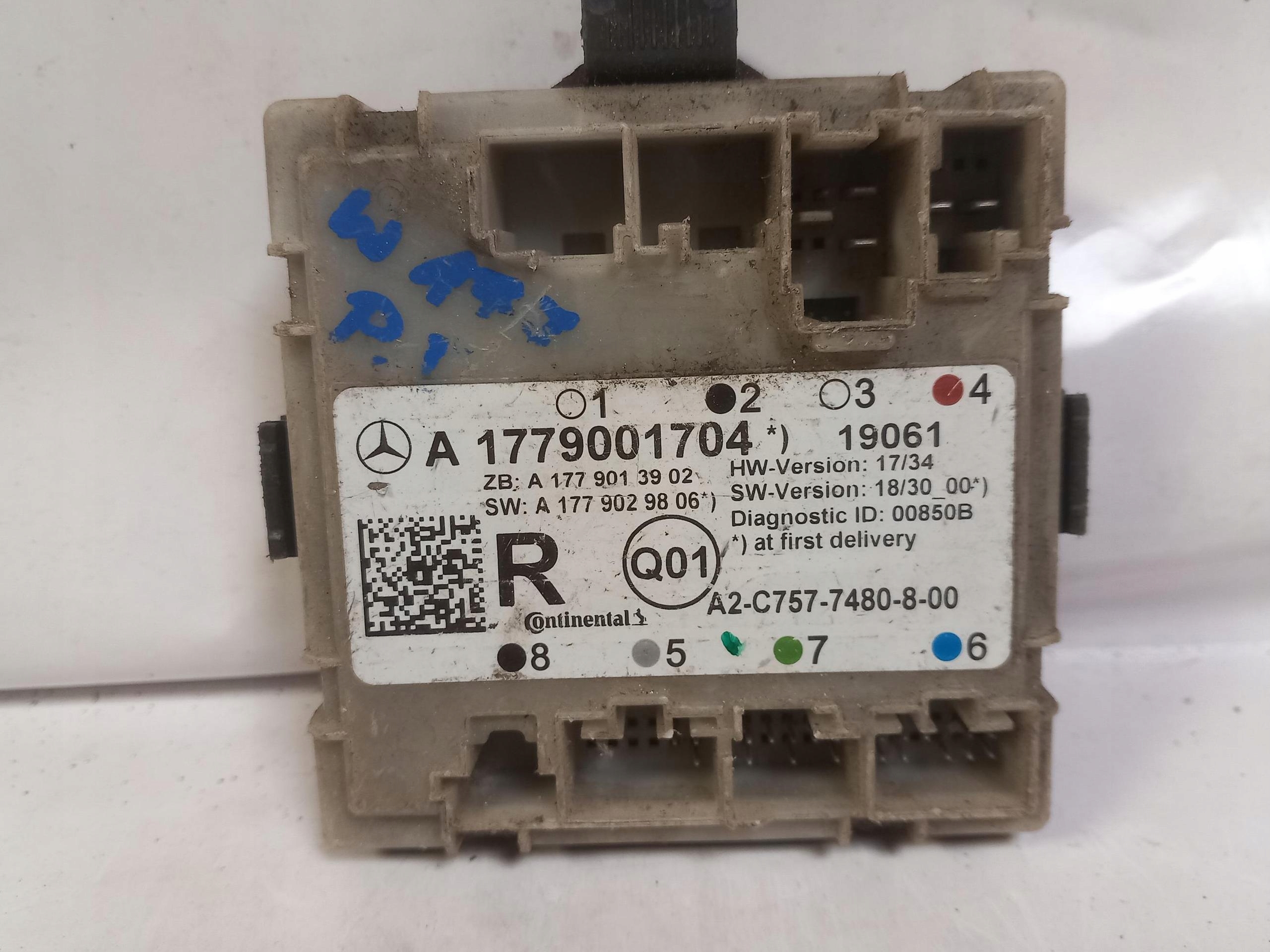 control unit module door MERCEDES A-KLASA W177 A1779001704 18