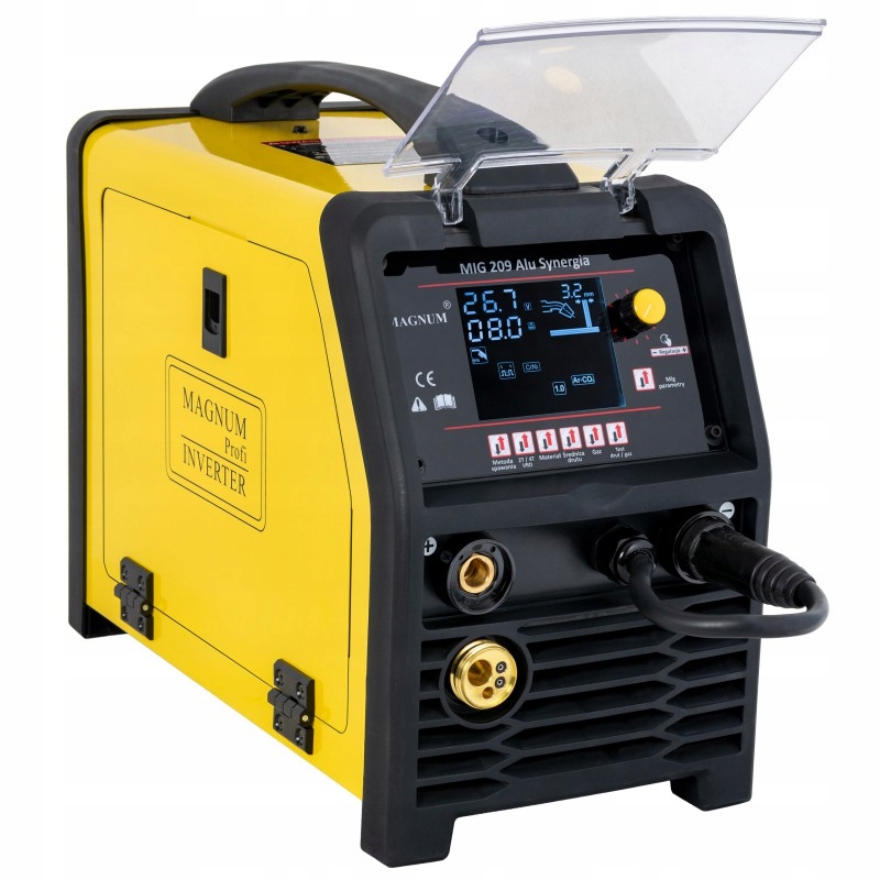 Зварювальний апарат Magnum MIG 209 ALU SYNERGIA 230V LCD 200A