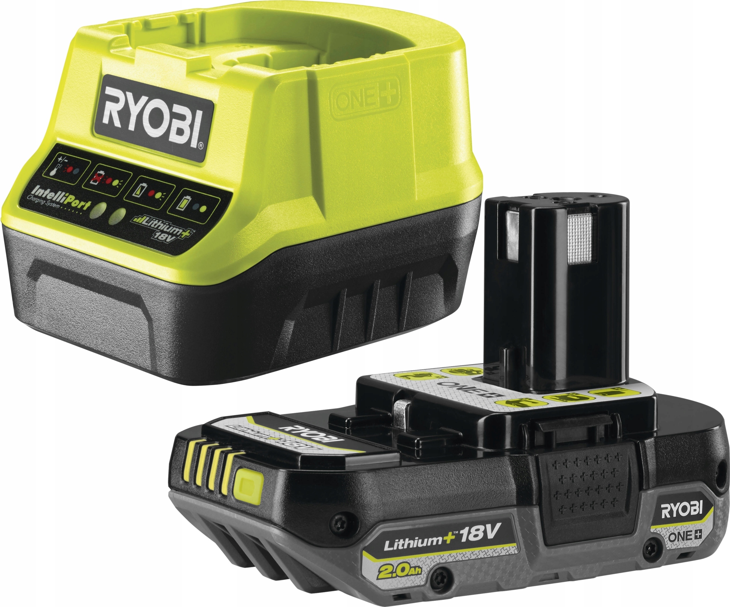 Ryobi Kompletní Sada Akumulátor Nabíječka 2Ah Li-ION 18V RC18120-120C