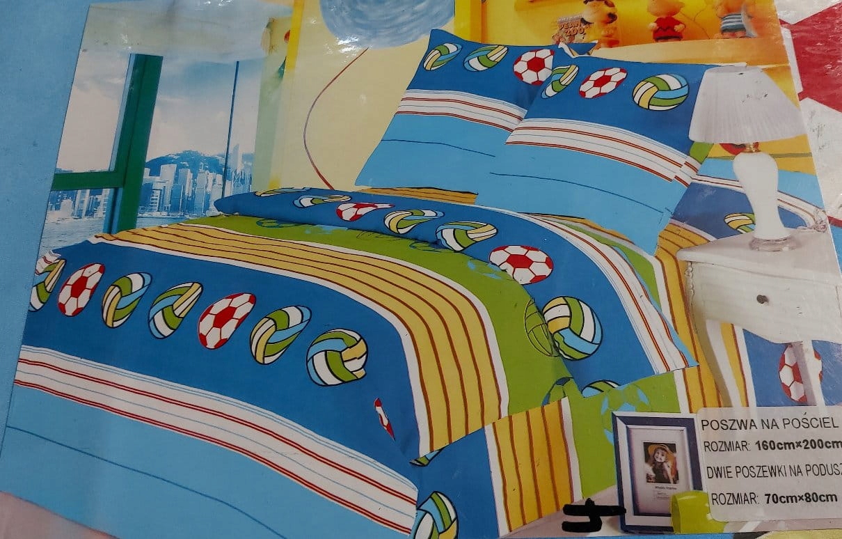 

Pościel 160x200 Piłki Ball Football