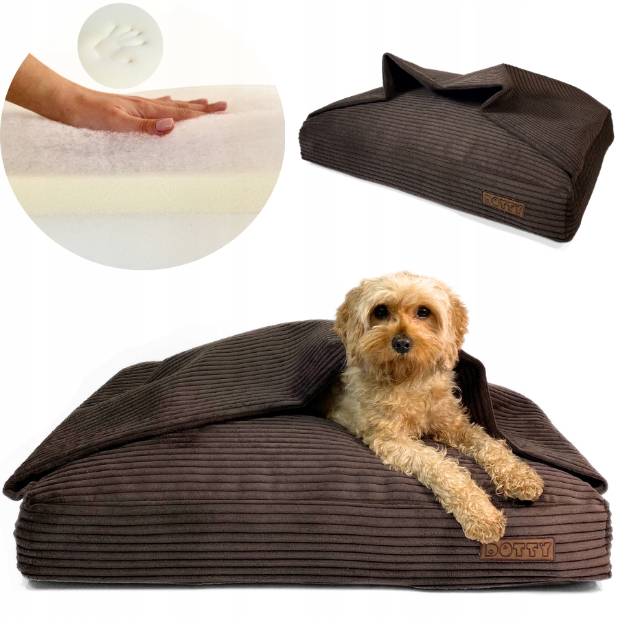 Levně Norka ortopedická pro psa chrtíka pelíšek s krytem potah 55x40