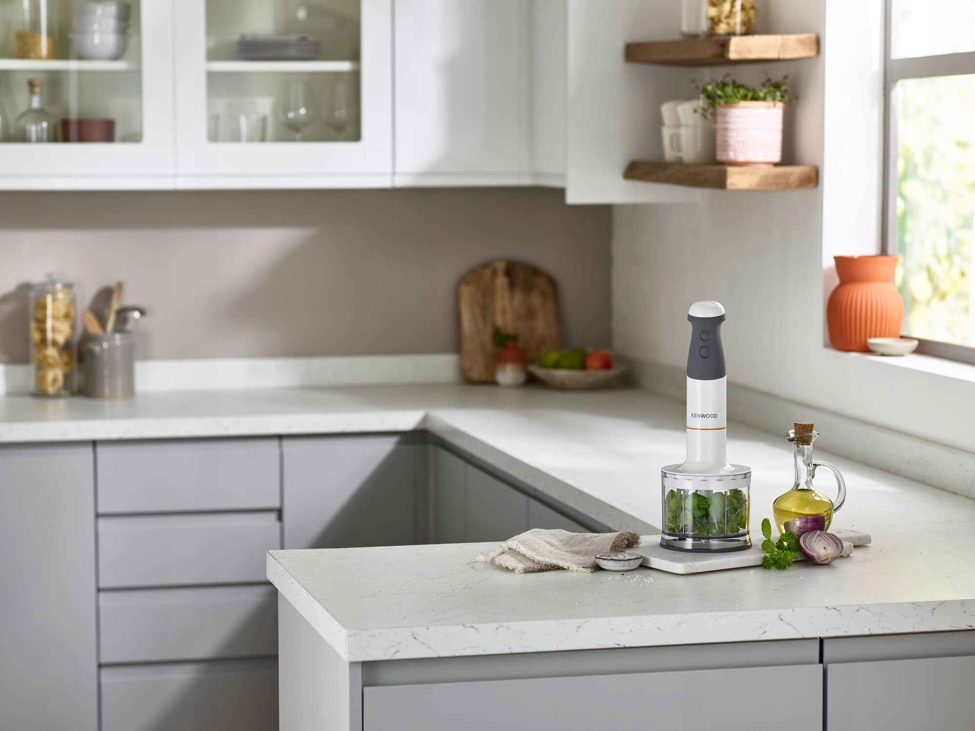 KENWOOD Blender Ręczny TriBlade 3 Ostrza Turbo 850W Biały — miniatura 8