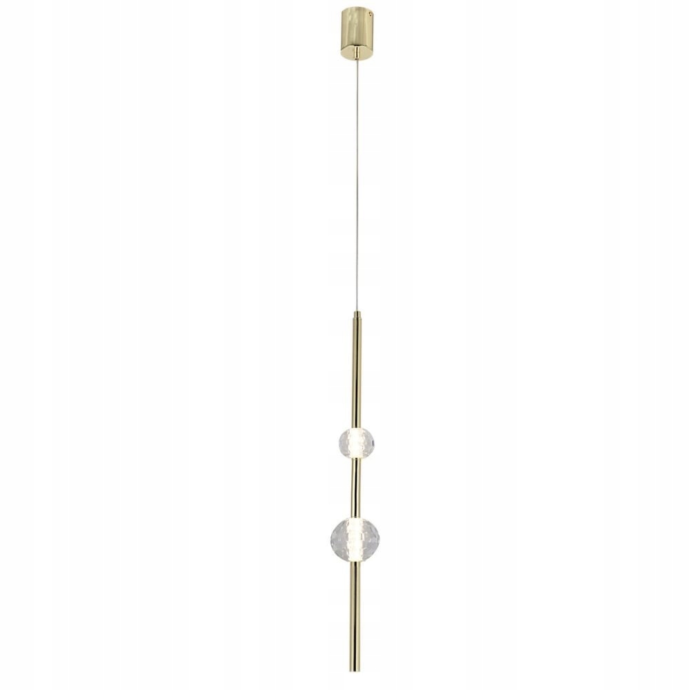 Led závesná lampa Vaku 8W zlatá Light Prestige
