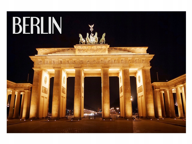 

Berlin Brama Budowla Magnes na lodówkę