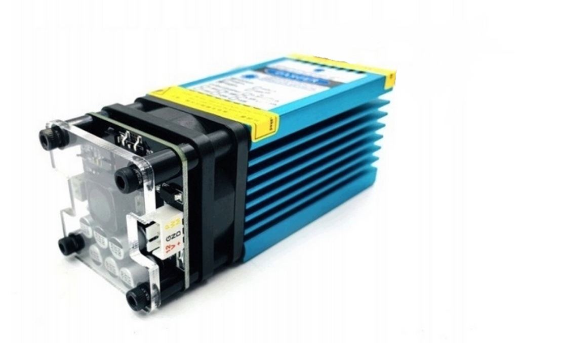 Hlava laserového modulu 5,5W 5500mW 450nm Cnc laserová gravírka 12V