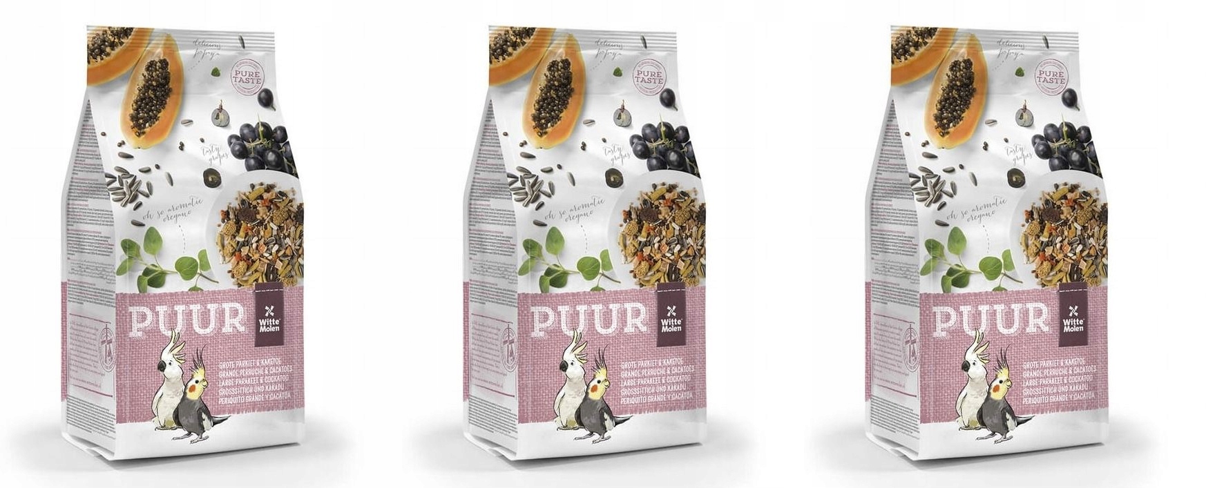 Levně Směs pro velké ptáky Witte Mollen 3x2 kg