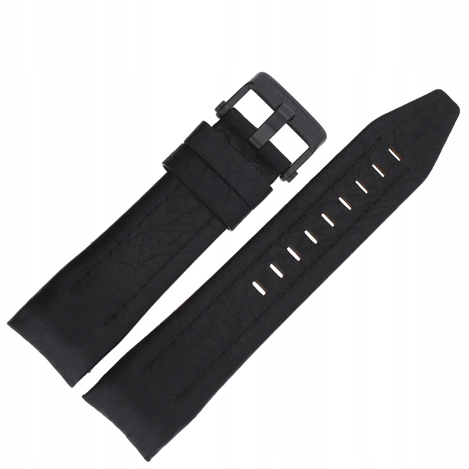 Pásek Lunokhod Kůže (4212) černý s černou p. černou kl.