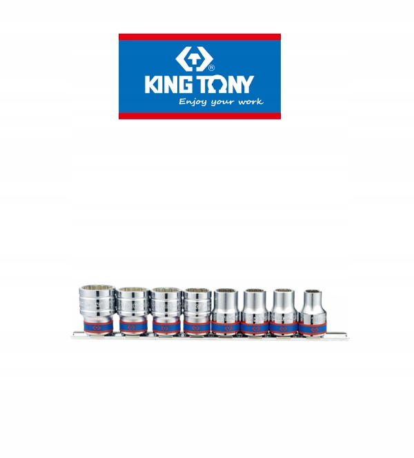 

Zestaw Nasadek 1/2" 8cz. 12-kąt. 10-22mm K-t