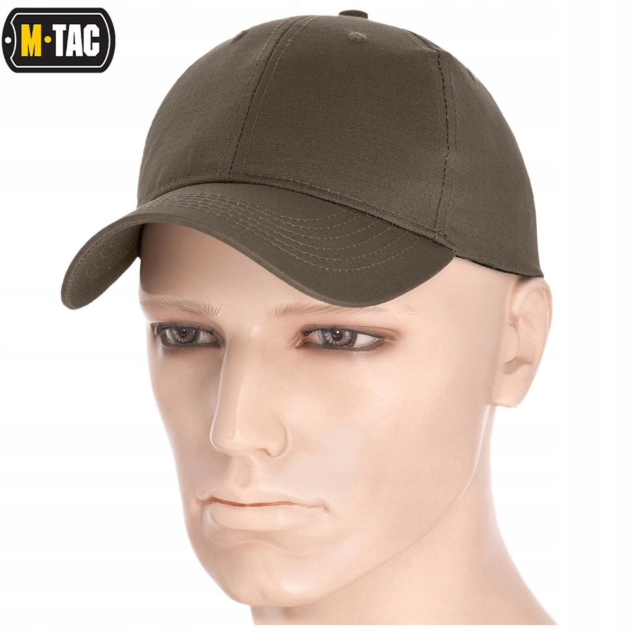 Czapka z Daszkiem Męska Bejsbolówka M-Tac Rip-Stop Wodoodporna Olive S/M Odcień khaki