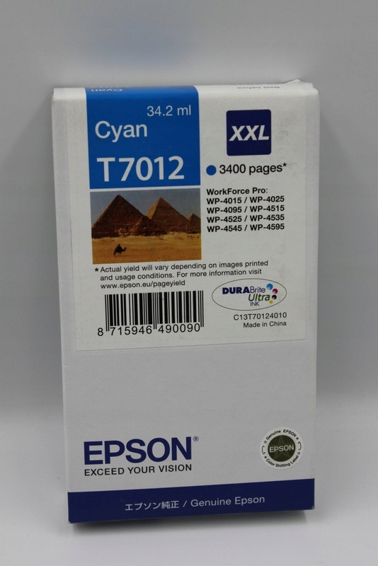 Epson T7012 inkoust cyan XXL C13T70124010 Originál