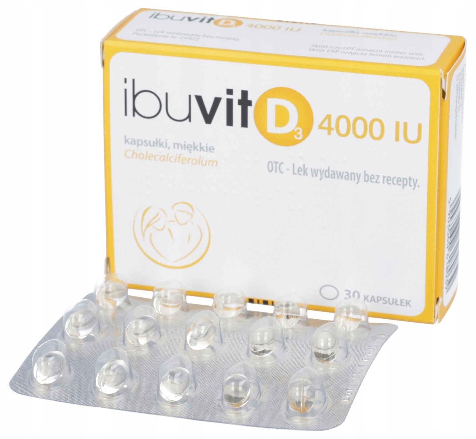 IBUVIT D3 4000 j.m. Lek witamina D3 30 kapsułek 12083701877 Allegro.pl