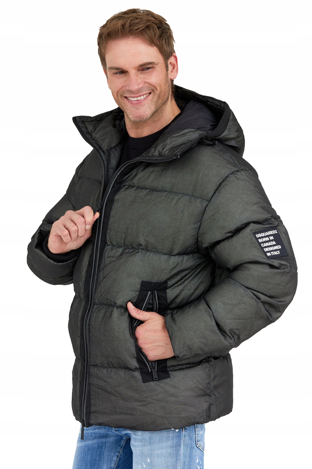 DSQUARED2 Pánská péřová bunda Balaclava Puffer 54