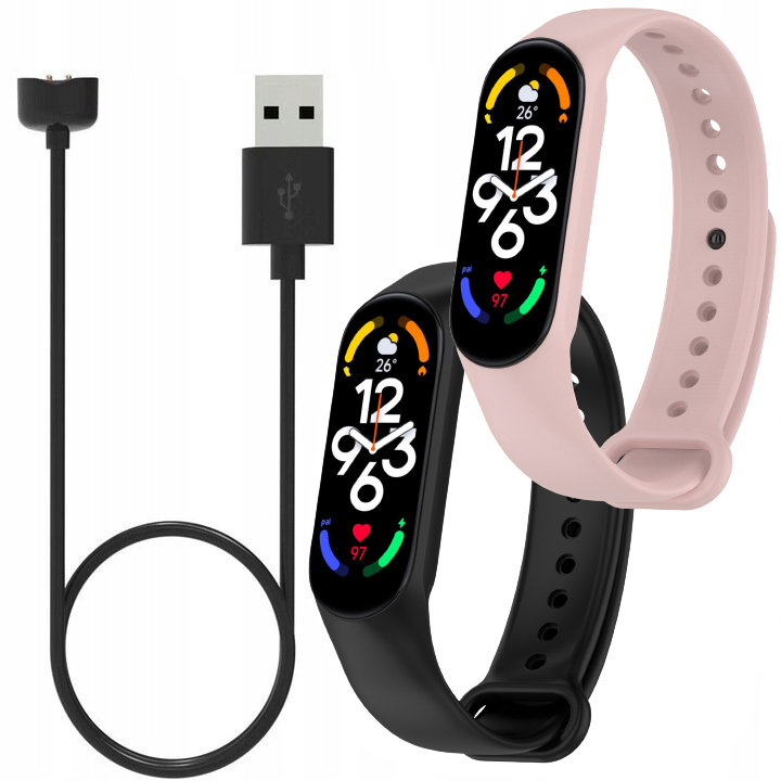 

Zestaw 2 Opaski Do Xiaomi MI Band 7 Ładowarka
