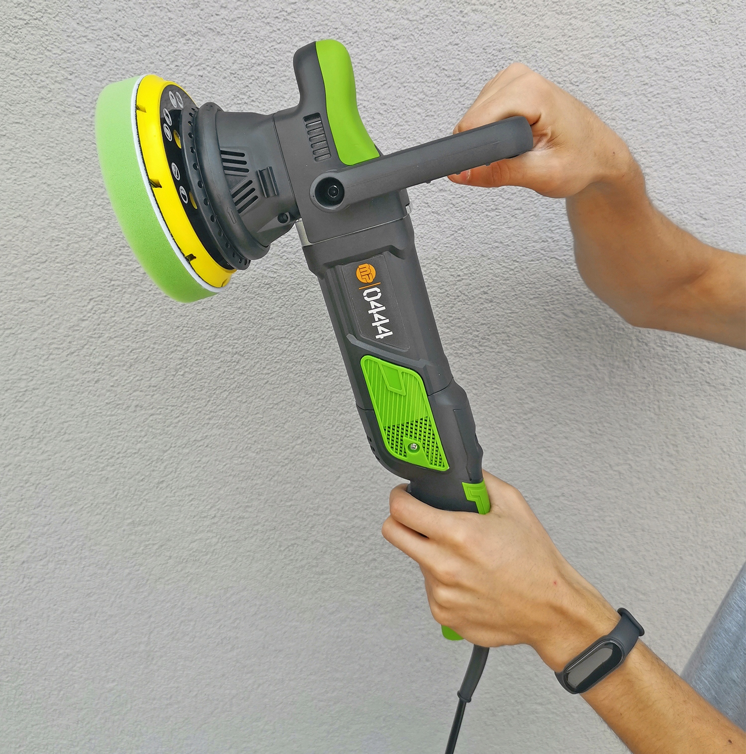 POLERKA SAMOCHODOWA MIMOŚRODOWA OSCYLACYJNA 1600W Z REGULACJĄ 3 X GĄBKA Zasilanie sieciowe