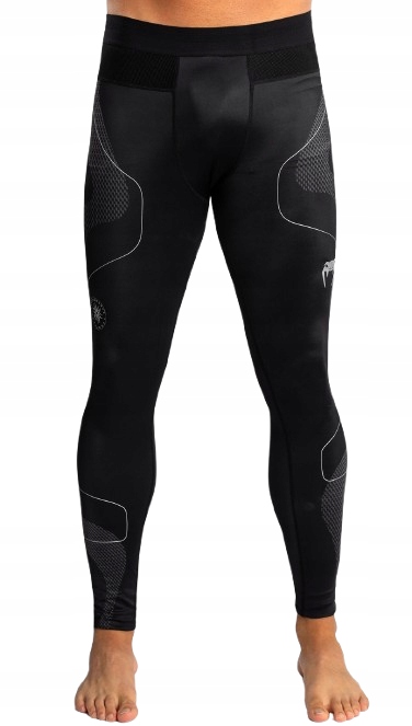 Venum Nexus Spats Legginsy Black/Silver XL
