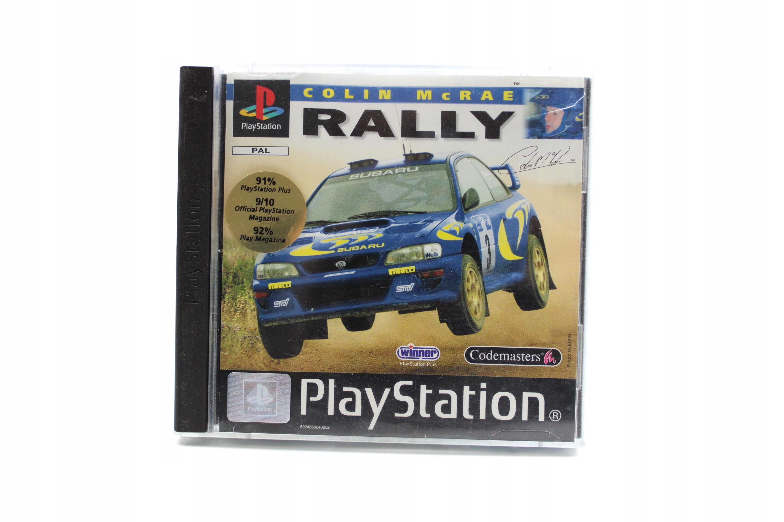 COLIN MCRAE RALLY PIERWSZA CZĘŚĆ PSX PlayStation (PSX) pudełkowa