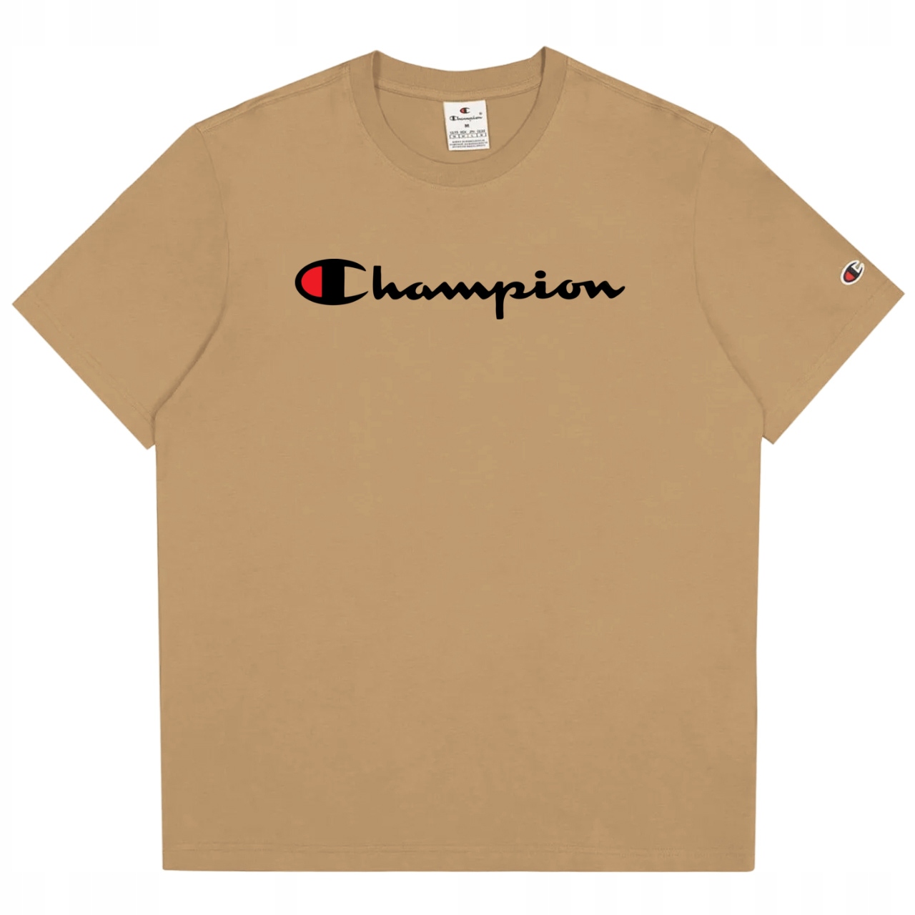 Koszulka męska Champion Ss Tee beżowa 220256 MS091 R. L
