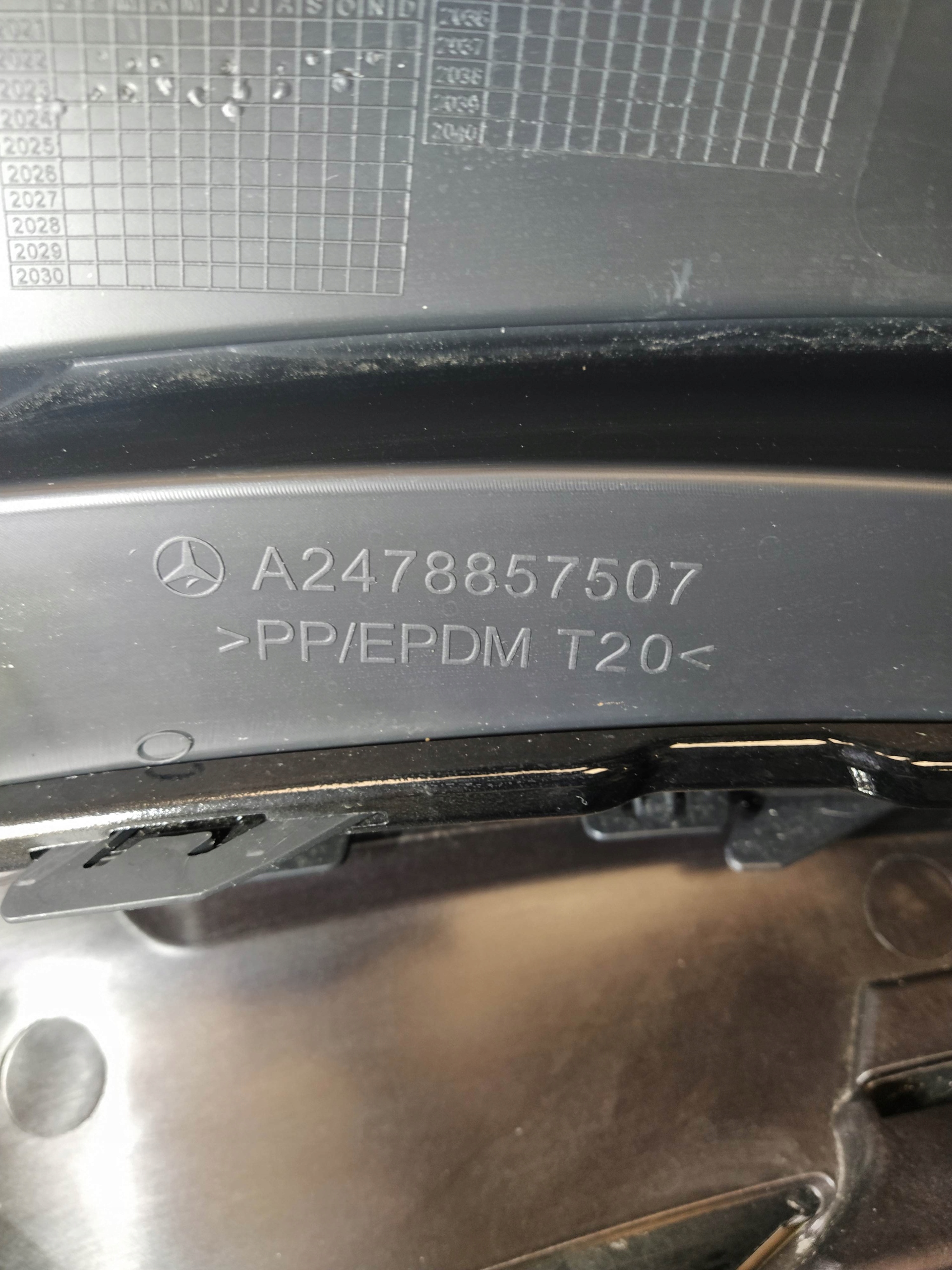 MERCEDES B KLASA W247 247 AMG LIFT bumper front front 6XPDC