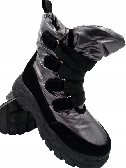 Śniegowce Damskie Ocieplane Lekkie Buty Zimowe Rozmiar 41