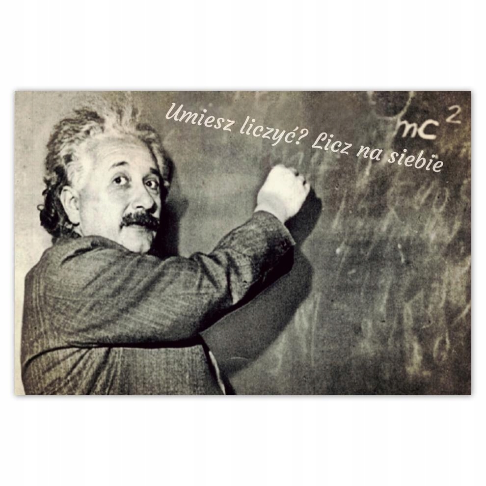 

Plakat 93x62 Albert Einstein